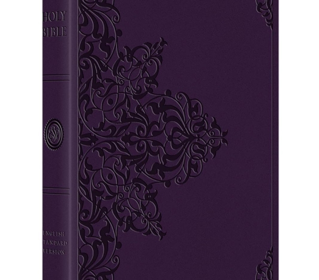 ESV Large Print Value Thinline Bible (TruTone, Lavender, Filigree Design)