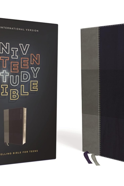 NIV, Teen Study Bible (For Life Issues You Face Every Day), Leathersoft, Blue, Comfort Print