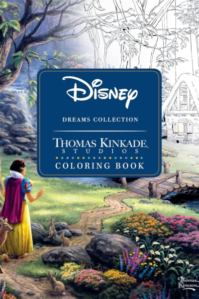 Disney Dreams Collection Thomas Kinkade Studios Coloring Book