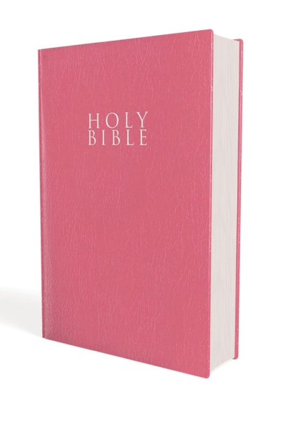 NIV, Gift and Award Bible, Leather-Look, Pink, Red Letter, Comfort Print